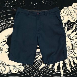 O'Neill Chino Shorts Men's 32 Blue Polyester Summer Beach Streetwear Stretch